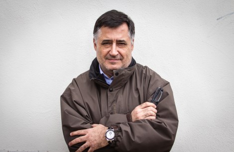 Gervasio Sánchez, retratado en Burgos el 17 de marzo de 2013. Fotografía de Guillermo Rivas