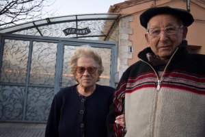 Aquilino y Nanci, su compañera. Foto: Guillermo Rivas