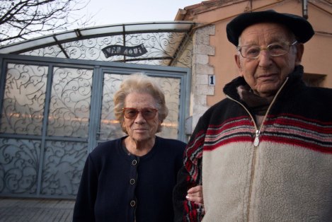 Aquilino y Nanci, su compañera. Foto: Guillermo Rivas