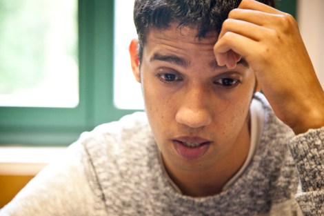 Hassanna Aalia tiene 24 años y ha sido condenado por Marruecos a cadena perpetua. Fotografía: Javi Julio